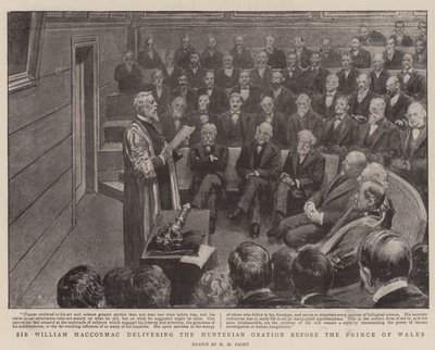 William MacCormac爵士在威尔士亲王面前发表了Hunterian Oration 作者 佩吉特亨利万豪酒店