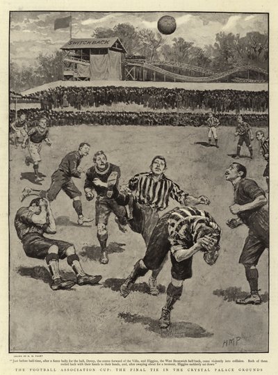 足球协会杯，水晶宫场地的最后一击 作者 Henry Marriott Paget