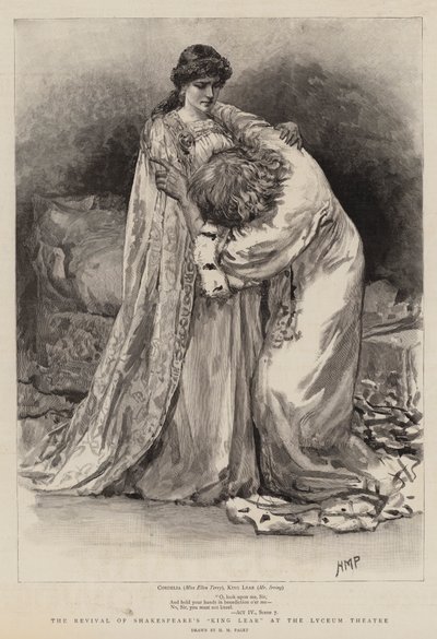 莎士比亚的李尔王子在兰心大戏院的复兴 作者 Henry Marriott Paget