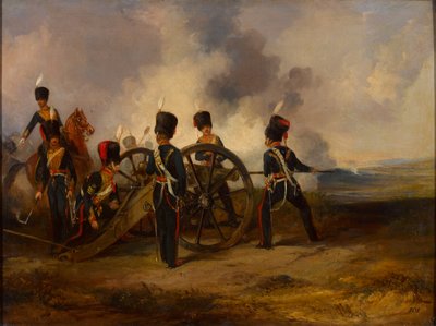 1844年左右，皇家骑兵炮兵装甲部队 作者 亨利·马滕斯