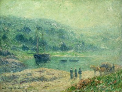 布列塔尼的海湾； 1903年在布列塔尼湾 作者 亨利莫雷特