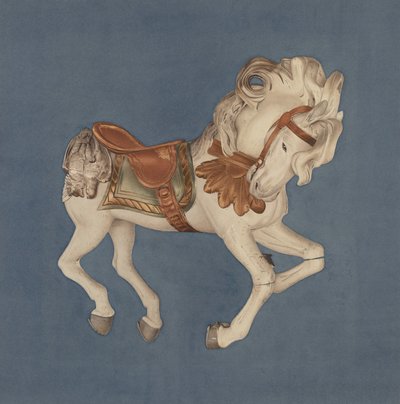 旋转木马，约1939年。 作者 亨利墨菲