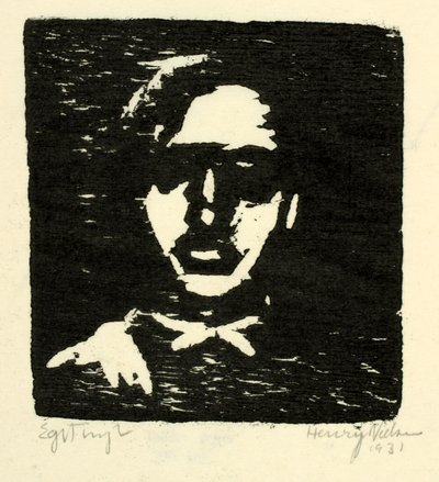 男性肖像 作者 Henry Nielsen