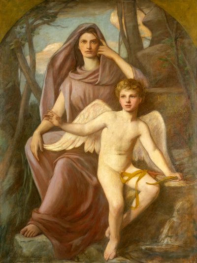 Eros et Musa, 1903. 作者 亨利·奥利弗·沃克