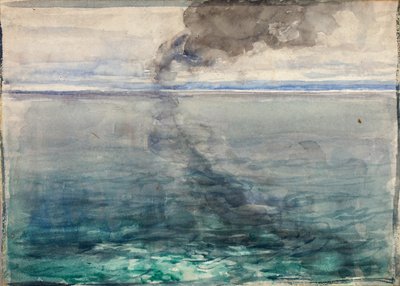 穿越大西洋返回家园，1894年。 作者 亨利·奥萨瓦·坦纳