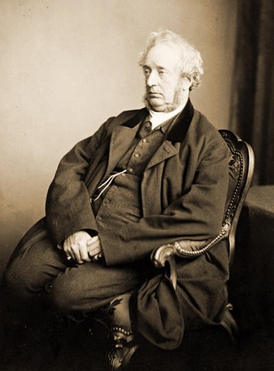休·韦尔奇博士的肖像，1869年（棕褐色照片） 作者 Henry Peach Robinson