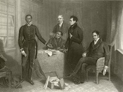 Jan Tzatzoe，Andries Stoffles，Rev Philip博士和Rev Mess Read，高级和初级 作者 亨利厅