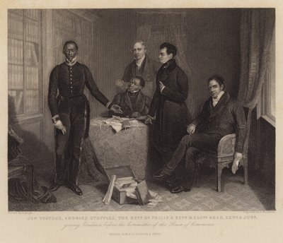 Jan Tzatzoe，Andries Stoffles，牧师Philip博士和牧师Messrs Read，高级和初级，在下议院委员会面前提供证据 作者 亨利厅