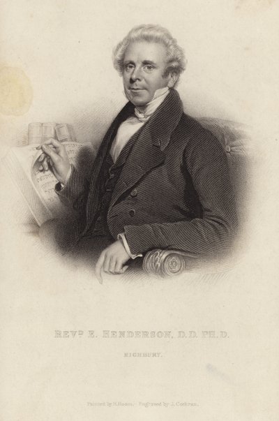 Ebenezer Henderson牧师 作者 亨利厅