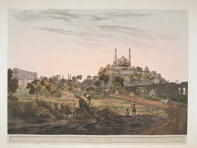 印度勒克瑙的景色 1809 年 作者 亨利盐