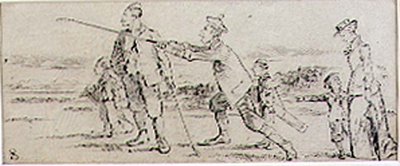 不吉利的道路，来自《图形》杂志的插图，约1870年出版（平版）。 作者 亨利·桑德考克