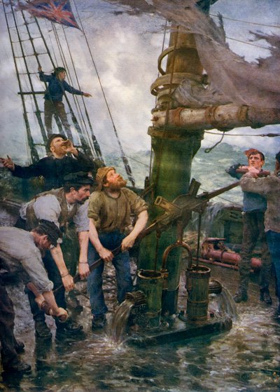 泵的一切双手，1888-1889年，1912年。 作者 亨利·斯科特·图克