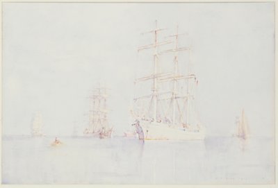系泊快船，1914年 作者 亨利·斯科特·图克