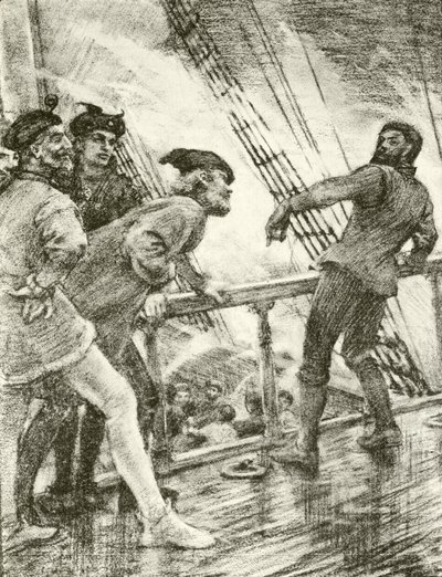 Boatswain（凹版） 作者 亨利·斯科特·图克