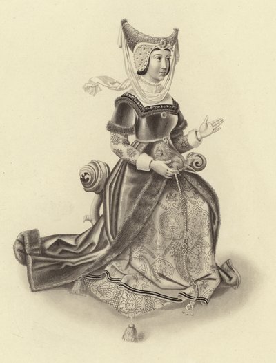 康斯坦西亚公爵夫人兰开斯特，约翰的妻子 作者 Henry Shaw