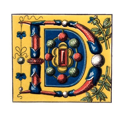 首字母D，15世纪，1843年。 作者 亨利·肖