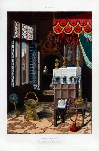 宗教用具，c1520，1843年。 作者 亨利·肖