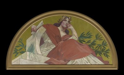 悲剧缪斯，1893年 作者 Henry Siddons Mowbray
