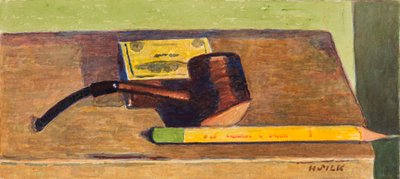 铅笔和管子，c.1930 作者 亨利·希尔克