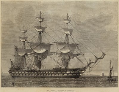 HMS Duncan，Sheerness旗舰店 作者 亨利·斯佩农·托泽