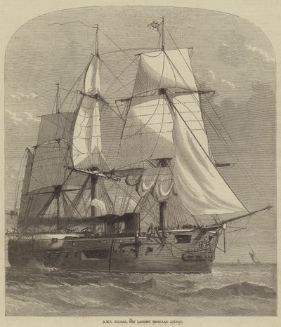 HMS Sultan，最大的Ironclad漂浮 作者 亨利·斯佩农·托泽