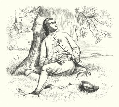 The Atheist and the Acorn (engraving) 作者 亨利·斯泰西（之后）马克斯