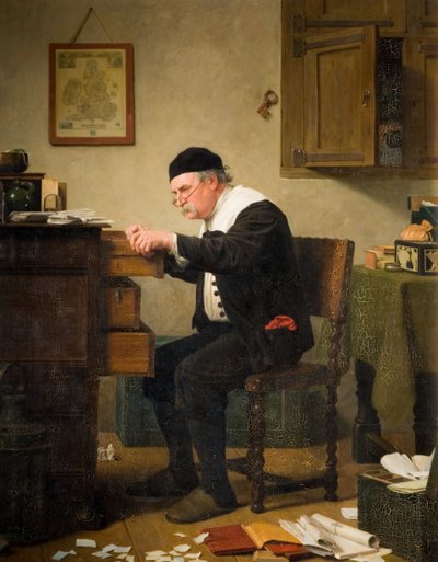 它在哪里，1882年。 作者 Henry Stacy Marks