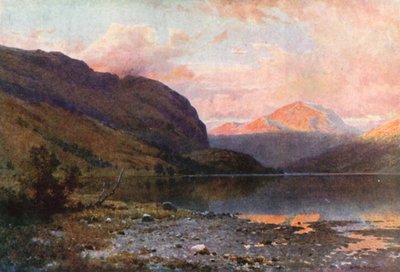 珀斯郡卢布奈格湖（彩色石版画） 作者 Henry Sutton Palmer