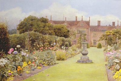 The Grass Walk，Helmingham Hall，1892（纸上写着） 作者 亨利·特里