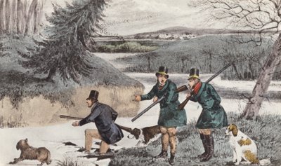 米顿冬季拍摄（平版） 作者 亨利·托马斯（之后）阿尔肯