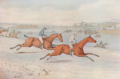跳栏板：开始。他们走了-白色可供选择，1827年 作者 亨利·托马斯·阿尔肯