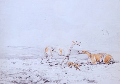 对对碰（水彩画） 作者 亨利·托马斯·阿尔肯