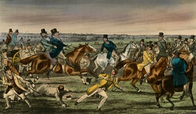 Jorrocks先生进入1838年进入Newmarket投注圈 作者 亨利·托马斯·阿尔肯