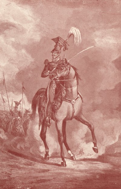 第九枪骑兵军官，c1825 1909年 作者 亨利·托马斯·阿尔肯