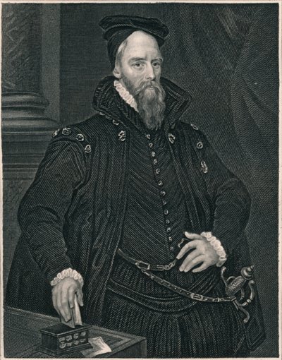 沃里克伯爵安布罗斯·达德利（Ambrose Dudley），十九世纪中叶。 作者 亨利·托马斯·赖尔