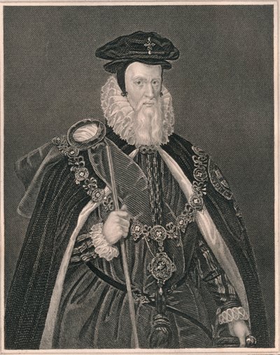 伯爵利勋爵威廉·塞西尔（William Cecil），十九世纪中叶。 作者 亨利·托马斯·赖尔