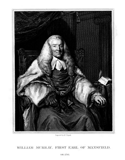 威廉·穆雷（William Murray），曼斯菲尔德第一伯爵，苏格兰法学家，1832年。 作者 亨利·托马斯·赖尔