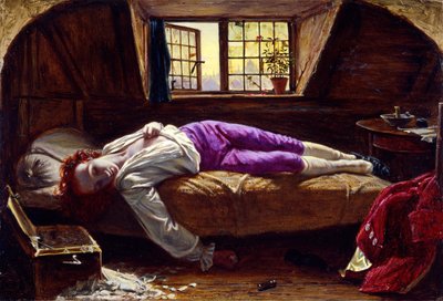 Chatterton The Death of Chatterton, 1856年。 作者 亨利沃利斯