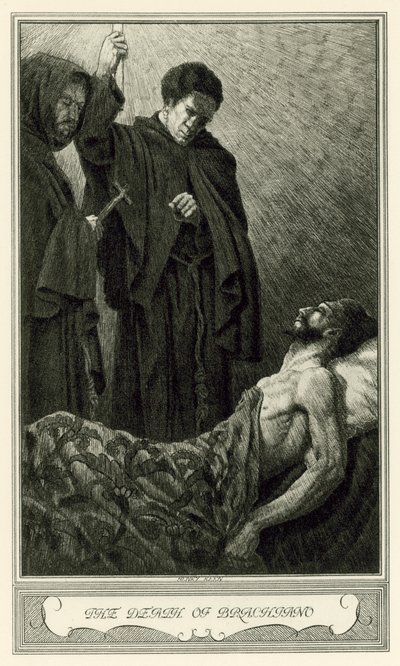 约翰韦伯斯特的白魔鬼：布拉基亚诺之死（石版画） 作者 亨利·韦斯顿·基恩