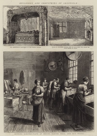 谢菲尔德的建筑和工业 作者 Henry William Brewer