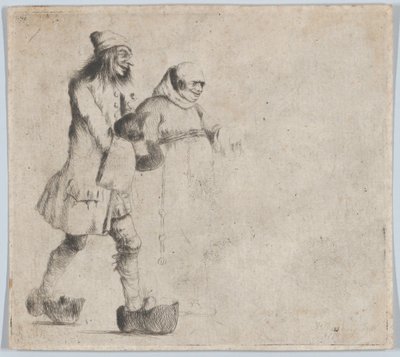 快乐的农民和僧侣》，1770年。 作者 亨利·威廉·本伯里