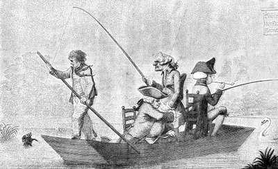 1792年在平底船上的耐心。 作者 亨利·威廉·本伯里