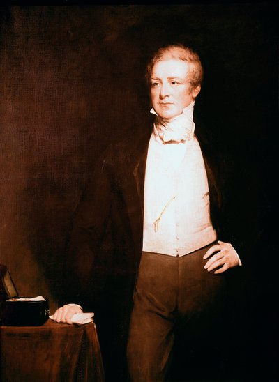 罗伯特·皮尔爵士 (1788-1850) 的肖像，政治家 Henry William Pickersgill (1782-1875) 绘画 19 世纪 240.7 x 147 厘米，伦敦，国家肖像画廊 作者 亨利·威廉·皮克斯吉尔