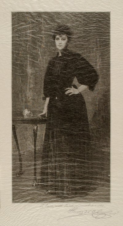 黑衣女士 作者 威廉·梅里特·蔡斯