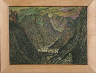 Dante et Virgile aux enfers - 地狱中的但丁和维吉尔：身着金色铅袍的受诅咒者游行......（粉彩画） 作者 亨利·德格鲁