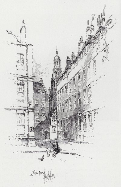 New Inn (engraving) 作者 赫伯特（后）雷尔顿