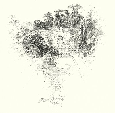 怀斯牧师的住所，在埃尔斯菲尔德（Litesfield）（平板）。 作者 赫伯特（后）雷尔顿