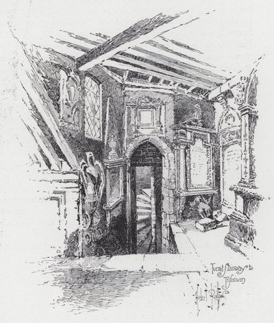 Turret Stairway to Triforium (engraving) 作者 赫伯特（后）雷尔顿