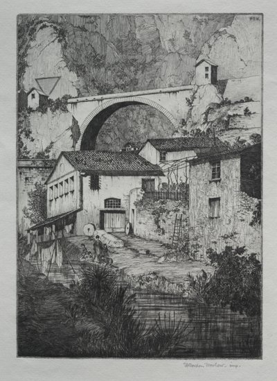 圣路易桥，曼顿 作者 Herbert Gordon Warlow