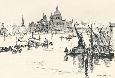从滑铁卢桥，1873年，1894年 作者 赫伯特·孟席斯·马歇尔